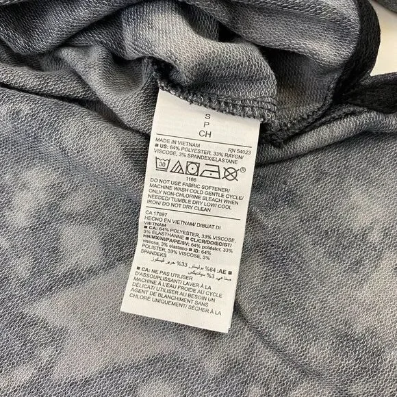 NWT Old Navy Activewear tie dye cropped side slit athleisure top small - Picture 7 of 7